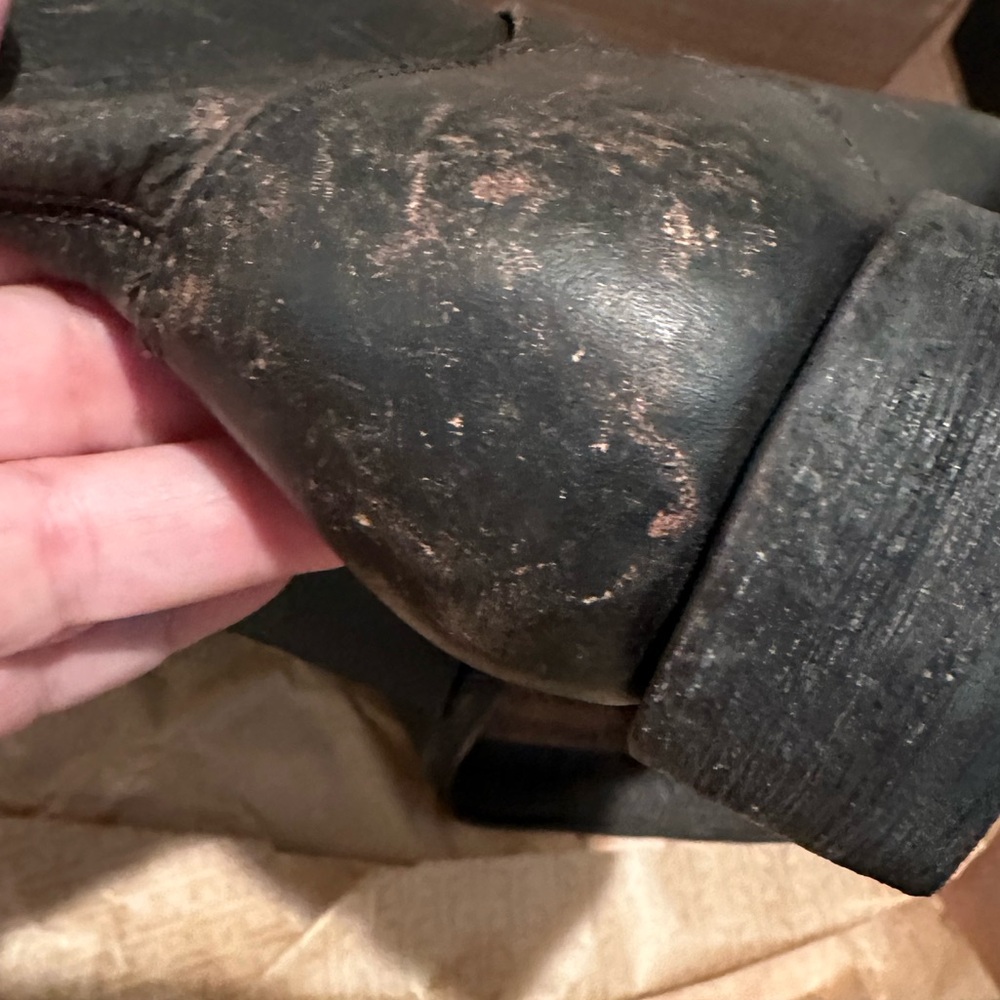 Frye black Leather Buckle Boots - Picture 8 of 11
